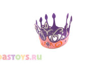 Корона принцессы карнавальная (фиолетовая)