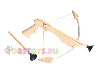 Арбалет малый со стальной дугой, 2 болта с присосками в комплекте