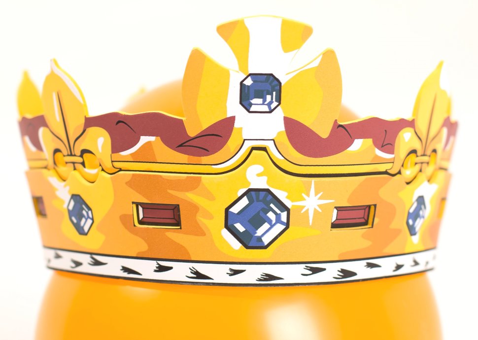 Сказочная  золотая корона для ребенка