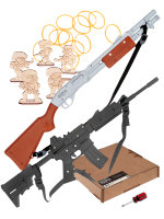 «Радиус поражения - 3»: большой дробовик и винтовка М4, набор резинкострелов