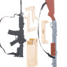 «Радиус поражения - 3»: большой дробовик и винтовка М4, набор резинкострелов