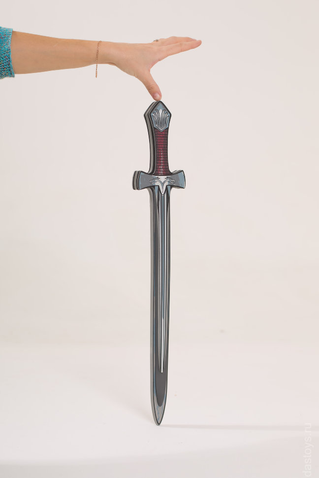 Серый меч для детей с гравюрой