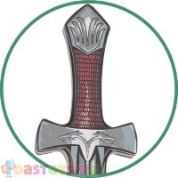 Серый меч с коричневой рукоятью