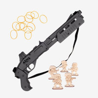 Дробовик &quot;Ремингтон&quot; укороченный, игрушка-резинкострел из дерева