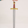 Старинный меч с золотой крестовиной