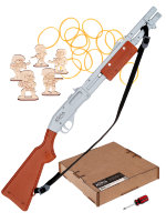 Длинный дробовик-резинкострел &quot;Ремингтон 870&quot; из дерева