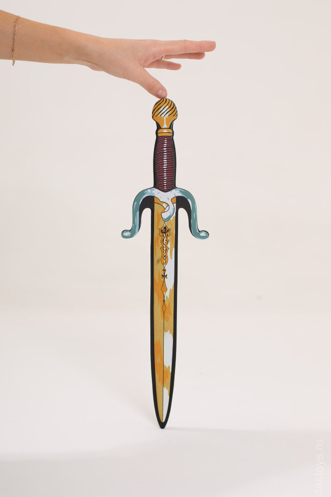 Детский мушкетерский меч с золотым лезвием