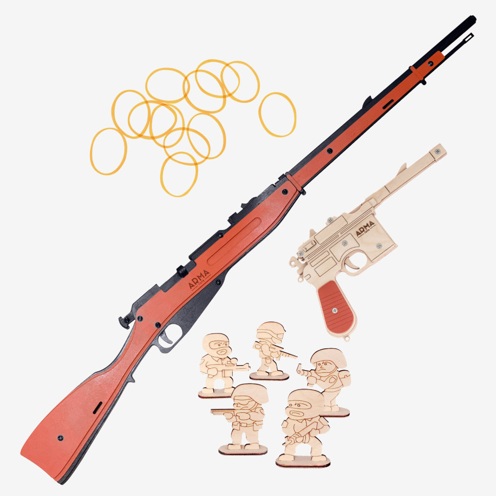 «Гражданская война - 2»: винтовка Мосина пехотная и пистолет «Маузер», набор