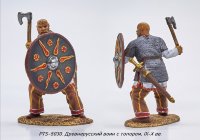 Оловянный солдатик Древнерусский воин с топором, IX-X вв.