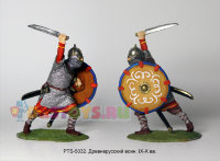 Оловянный солдатик Древнерусский воин, IX-X вв