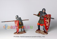 Оловянный солдатик Тяжеловооруженный русский пехотинец, XIII в.