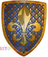 Щит с королевской лилией