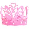  Розовая корона с сердечками