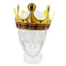 Золотая корона с красными ромбами
