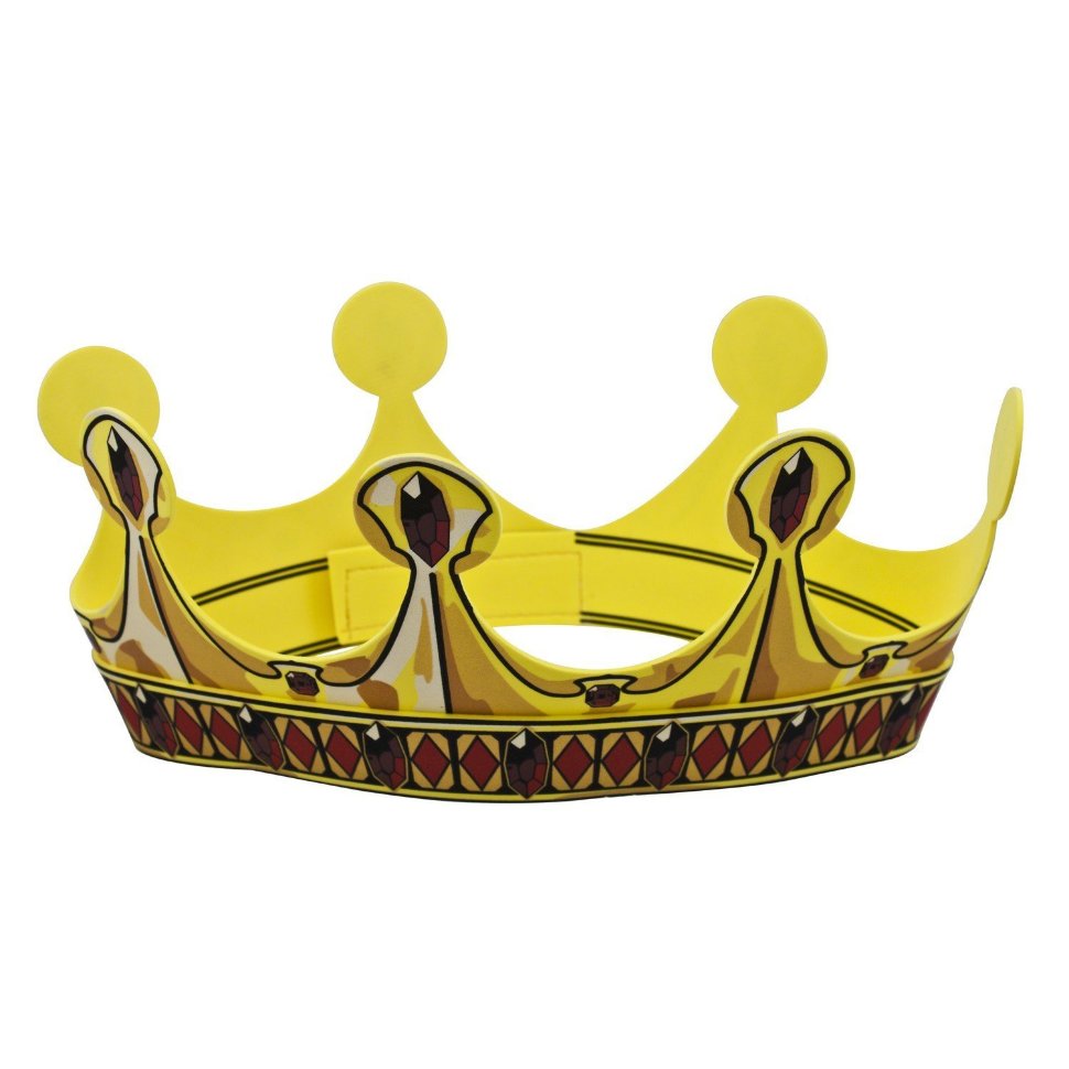 золотая корона с интересными пиками