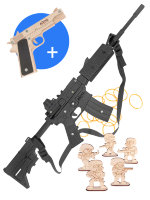 «Псы войны - 2»: штурмовая винтовка М4 и пистолет «Кольт», набор резинкострелов