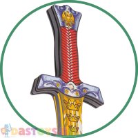 Игрушечный меч с коронованным орлом
