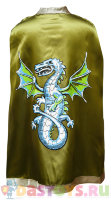 Зеленый плащ с драконом