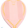 Розовый щит-игрушка для девочки вид сзади