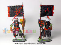 Оловянный солдатик Рыцарь Ордена Калатравы. Испания, XIII в.