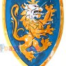 Набор рыцаря детский синий меч, щит, плащ со львом