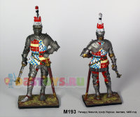 Оловянный солдатик рыцарь Ричард Невилл, граф Уорвик. Англия, 1455 год