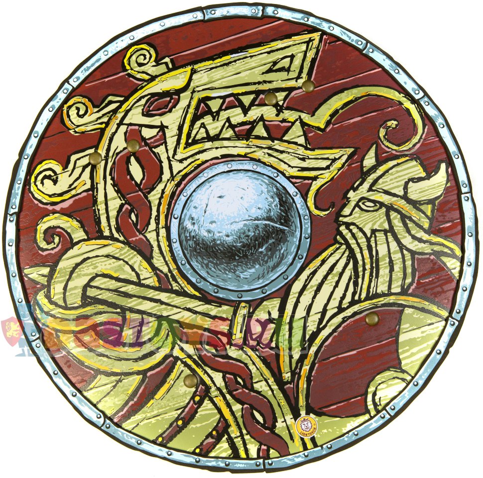 Набор викинга игровой щит и топор