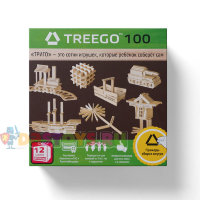 Конструктор Триго, 100 планок, картонная упаковка