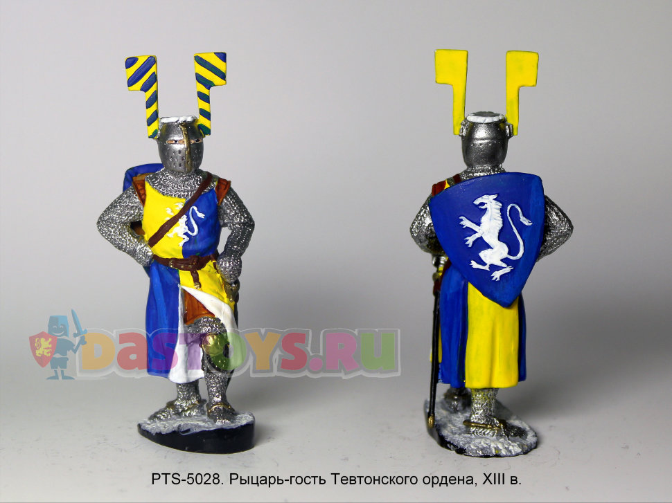 Оловянный солдатик  Рыцарь-гость Тевтонского ордена, XIII в.