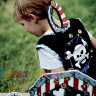 Детский набор пирата 6 предметов (шляпа, жилетка, сабля, щит, повязка на глаз, бандана)