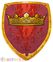 Красный щит с короной