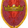 Красный щит с короной
