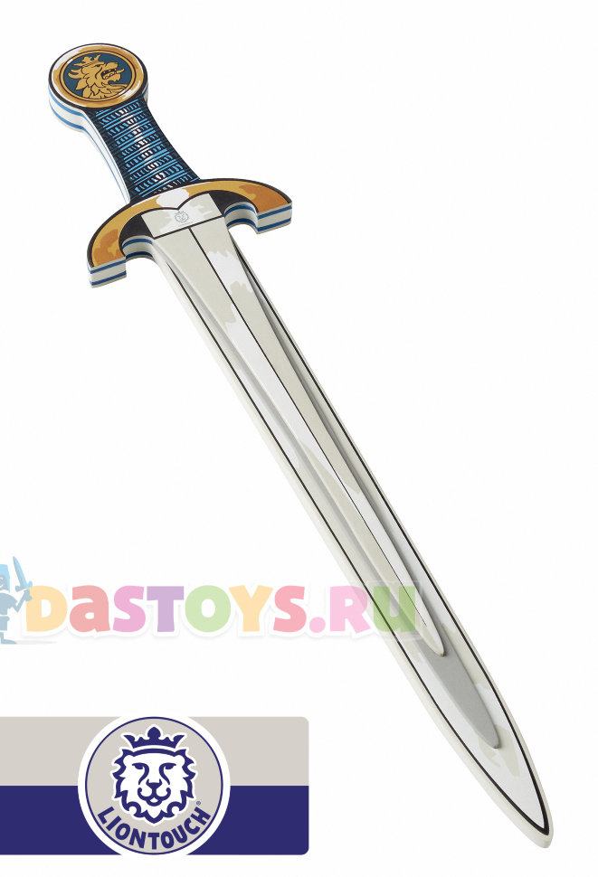 Игрушечный меч со львом (синий)