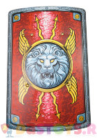 Красный щит легионера со львом