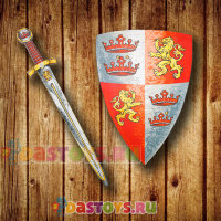 Набор храброго рыцаря игровой щит и меч