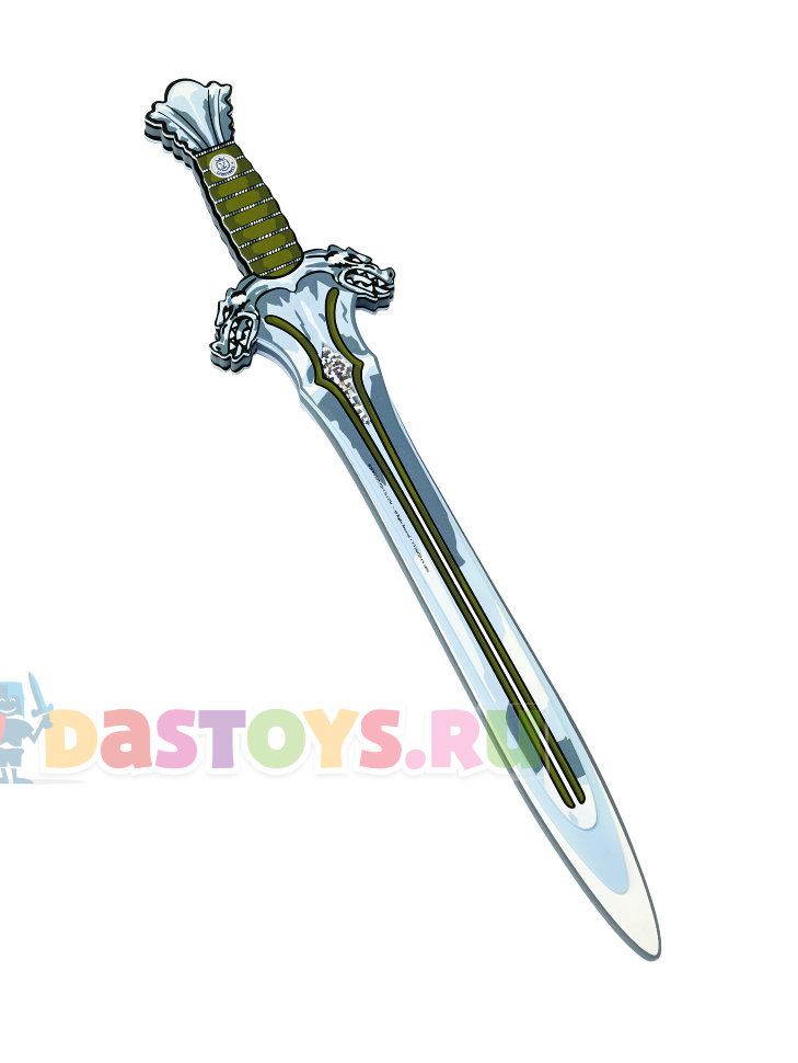 Набор рыцарь щит и меч (зеленые)