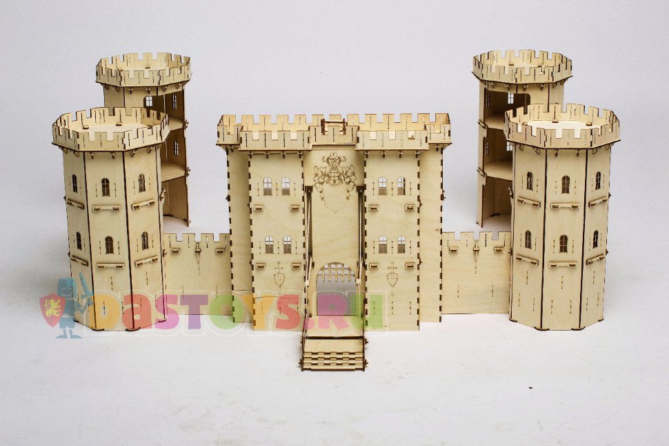 Средневековый замок, деревянный конструктор