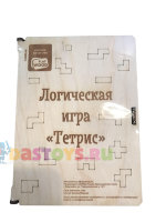 Тетрис, игрушка деревянная