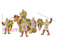 Набор деревянных богатырей (славян)