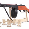 Набор Партизанский командир - 2: макеты ППШ и пистолета ТТ 33, стреляющие резинками