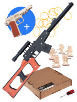 Российский снайпер 2: винтовка ВСС &quot;Винторез&quot; черная и пистолет Стечкина