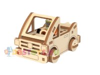 Конструктор деревянный Гонка (Бибика-001)