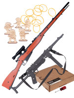 Набор “Партизанская засада”: винтовка Мосина и трофейный автомат МП-40 из дерева