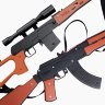 Набор резинкострелов «Высадка десанта» (Снайперская винтовка СВД и автомат)