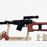 Набор резинкострелов «Снайпер СОБРа - 2» (Винтовка ВСС «Винторез» и пистолет Макарова ПМ)