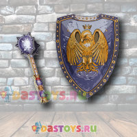 Набор игровой с орлом, щит и булава