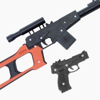 Набор резинкострелов «Штурмовая группа» (Винтовка ВСС «Винторез» и пистолет Ярыгина «Грач») 