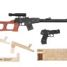 Набор резинкострелов «Штурмовая группа» (Винтовка ВСС «Винторез» и пистолет Ярыгина «Грач») 