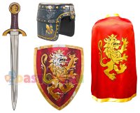 Карнавальный костюм рыцаря (красный) детский