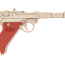 Игрушечный пистолет Люгера «Парабеллум», деревянный резинкострел